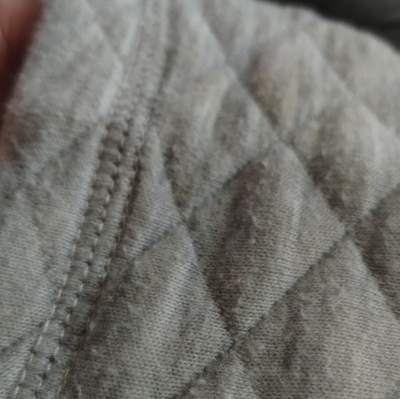 Avalanche Outdoor Supply Co Gray quarter Button quilted Pullover Sweater Girl M - Picture 4 of 15